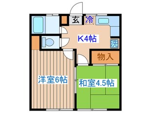 ドミール愛隣の物件間取画像